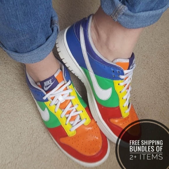 nike rainbow shoes